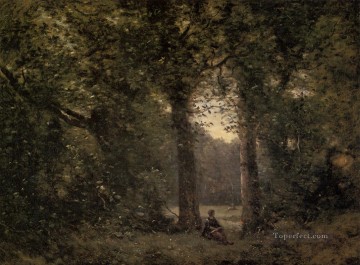 Jean Baptiste Camille Corot Painting - Recuerdo de la Ville d'Avray plein air Romanticismo Jean Baptiste Camille Corot